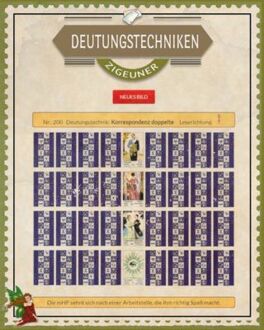 Zigeunerkarten Deutungstechniken zum Online-Kartenlegen üben