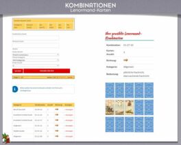 Lenormand Kombinationen mit 2, 3, 4 und 5 Karten Lenormand Kombinationen mit 2, 3, 4 und 5 Karten