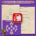 Deutungsformular für die Legung Karma Beziehung zum Download