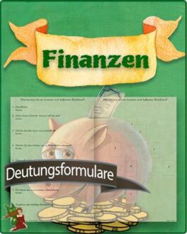 Deutungsformulare für Finanz-Themen zum Auswerten von Kartenlegungen - kostenlos zum Download