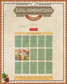 Kipperkarten Zufall-Kombinationen zum Online-Kartenlegen üben Kipperkarten Zufall-Kombinationen zum Online-Kartenlegen üben