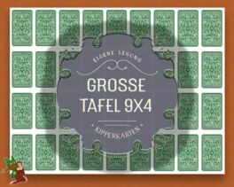 Kipperkarten - Grosse Tafel 9x4 - Eigene Legung