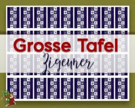 Mit den Zigeunerkarten die Grosse Tafel legen