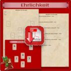 Deutungsformular für die Legung Ehrlichkeit zum Download