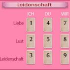 Legemuster Fragen zur Liebe - Leidenschaft