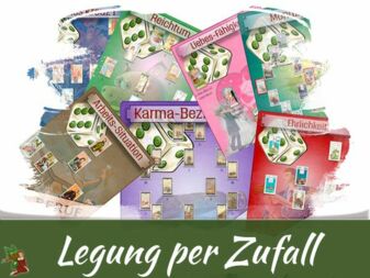 Legemuster-Legung mit Wahrsagekarten online per Zufall üben und lernen