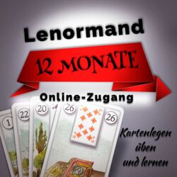 Der Lenormandkarten Online-Zugang für 12 Monate