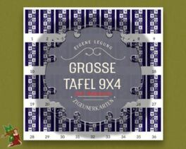 Zigeunerkarten - Grosse Tafel 9x4 mit Häusereinteilung - Eigene Legung Zigeunerkarten - Grosse Tafel 9x4 mit Häusereinteilung - Eigene Legung