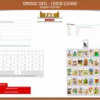 Kipperkarten Große Tafel 7x5 - Beispiellegung