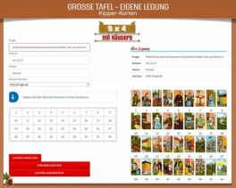 Kipper Eingabeformular für die Grosse Tafel in verschiedenen Variationen Kipper Eingabeformular für die Grosse Tafel in verschiedenen Variationen