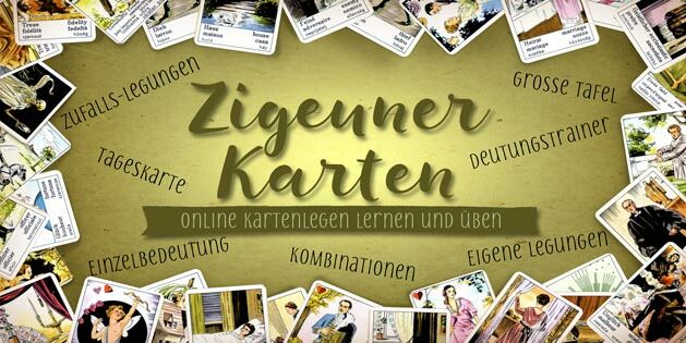 Zigeunerkarten Online Kartenlegen lernen und üben Zigeunerkarten Online Kartenlegen lernen und üben