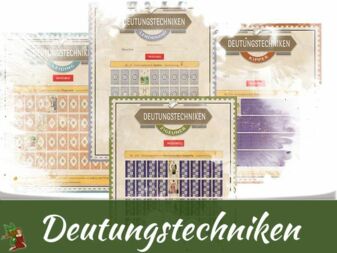 Zufällige Deutungstechniken online mit Wahrsagekarten üben und lernen