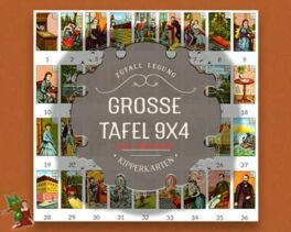 Kipperkarten - Grosse Tafel Zufall 9x4 mit Häusereinteilung