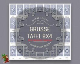 Lenormandkarten - Grosse Tafel 9x4 mit Häuser-Namen Lenormandkarten - Grosse Tafel 9x4 mit Häuser-Namen