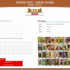 Kipperkarten Große Tafel 9x4 - Beispiellegung