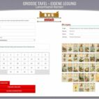Lenormandkarten Große Tafel 8x5 - Beispiellegung
