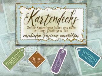 Kartendecks zum online Kartenlegen Lernen und Üben