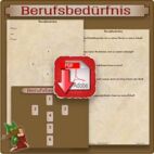 Deutungsformular für die Legung Berufsbedürfnis zum Download