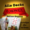 Der Online-Wahrsagekarten-Zugang für 6 Monate