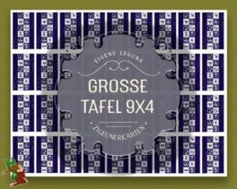 Kipperkarten - Grosse Tafel 9x4 - Eigene Legung Kipperkarten - Grosse Tafel 9x4 - Eigene Legung