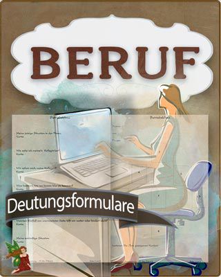 Deutungsformulare für Beruf-Themen zum Auswerten von Kartenlegungen - kostenlos zum Download