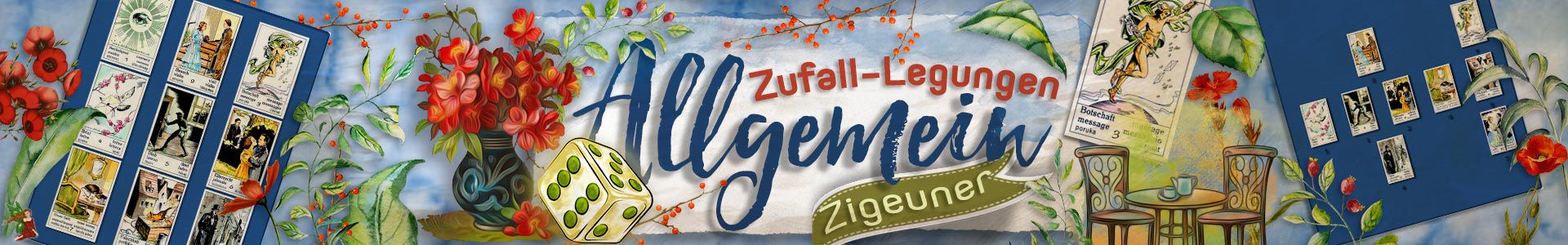 Zigeuner Zufall Legungen für allgemeine Fragen