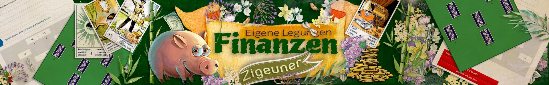Zigeuner eigene Legungen für finanzielle Fragen