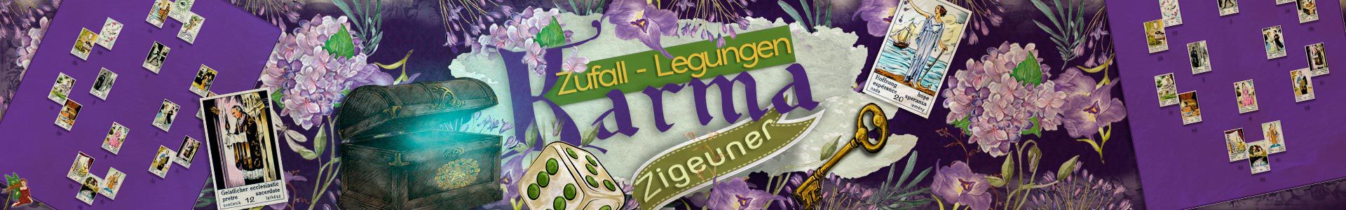 Zigeuner Zufall-Legungen für Karma-Fragen