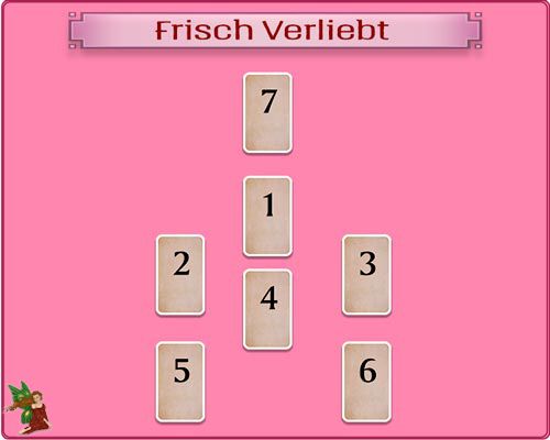 Kartenlegen online mit Legemuster zur Liebe - Frisch Verliebt Kartenlegen online mit Legemuster zur Liebe - Frisch Verliebt