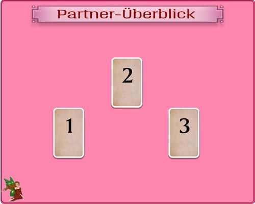 Kartenlegen online mit Legemuster zur Liebe - Partnerschaftsüberblick